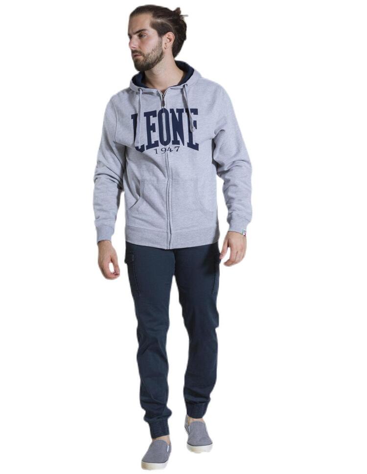 Męska zapinana na zamek bluza z kapturem Leone 1947 Apparel