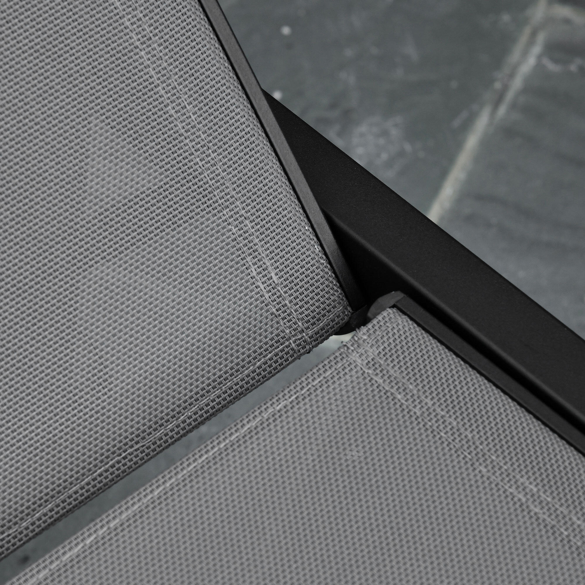 Espreguiçadeira 169cmx65cmx102cm Cinza e Preto Outsunny 5/7