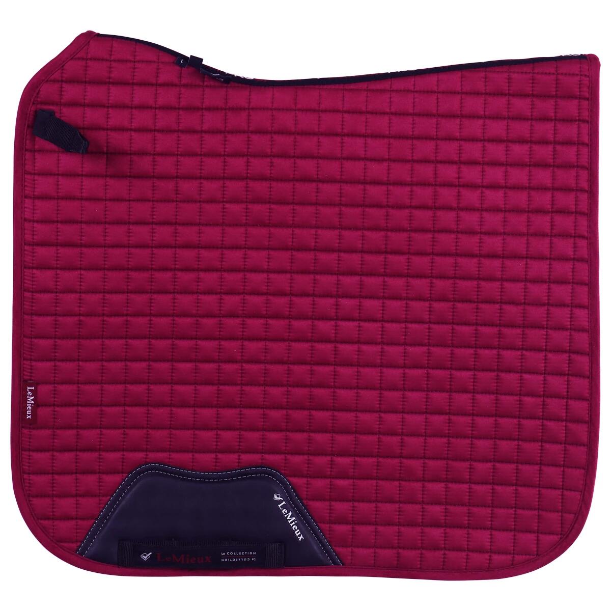LEMIEUX Zadeldek LeMieux Square Suede Donkerrood