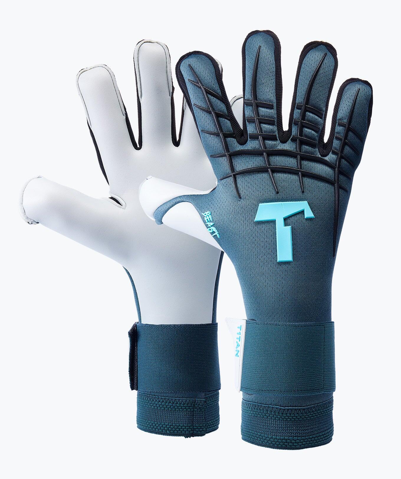 T1TAN Guanti da portiere adulto Petrol Beast 3.0