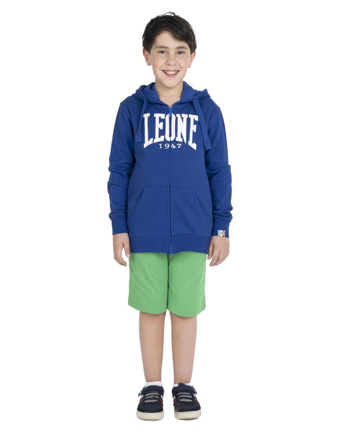 Sweat zippé garçon à capuche Leone Basic 2/5