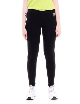 Einfache Damen-Leggings mit kleinem Logo