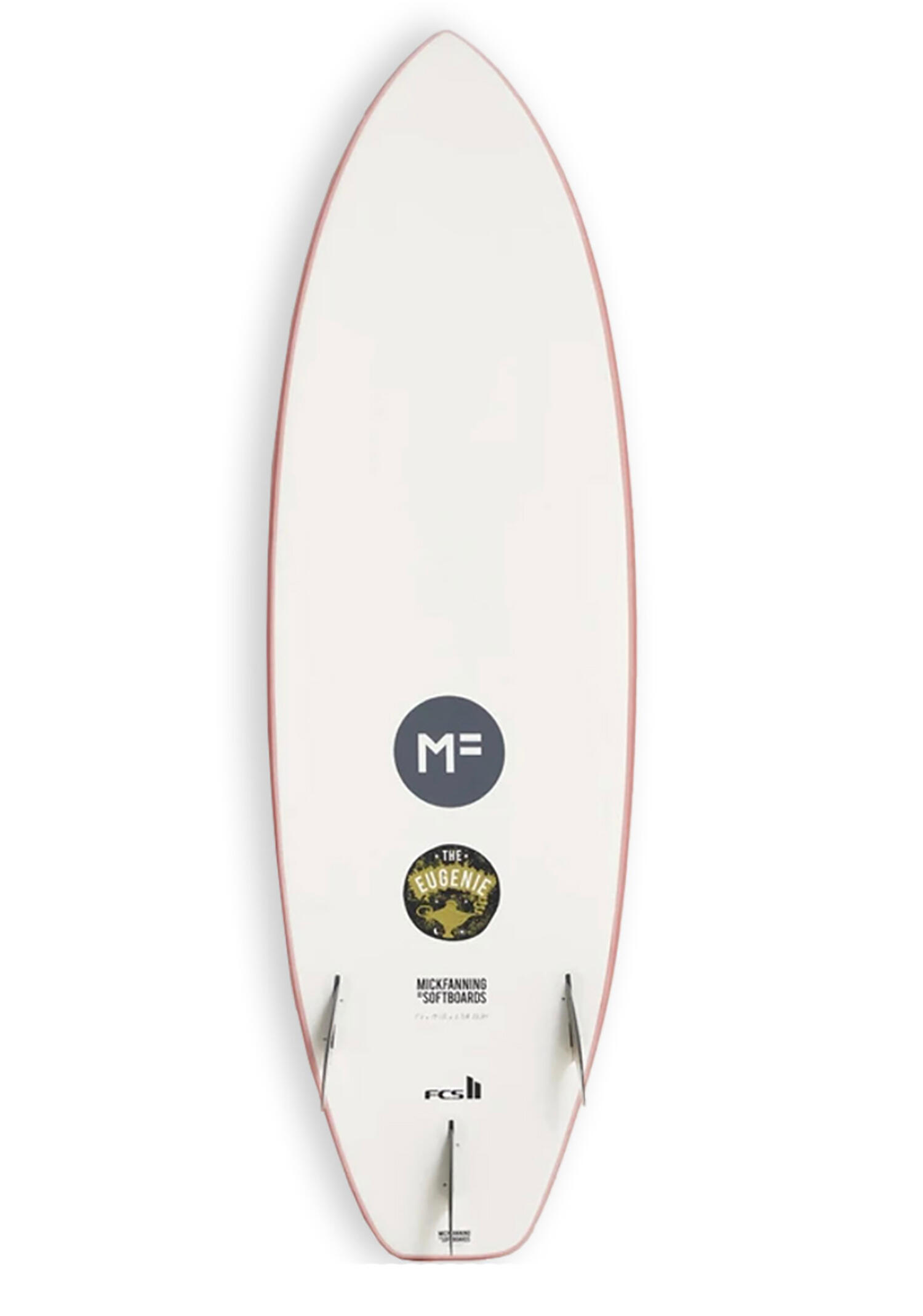 MF 4'10 Eugenie Softboard- Coral 2/5