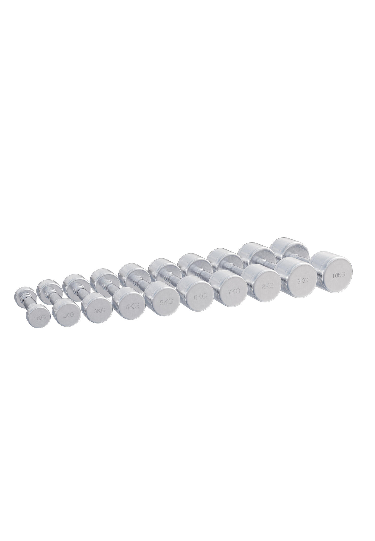 Kurzhantel Chrom 1 - 20 kg 5/7