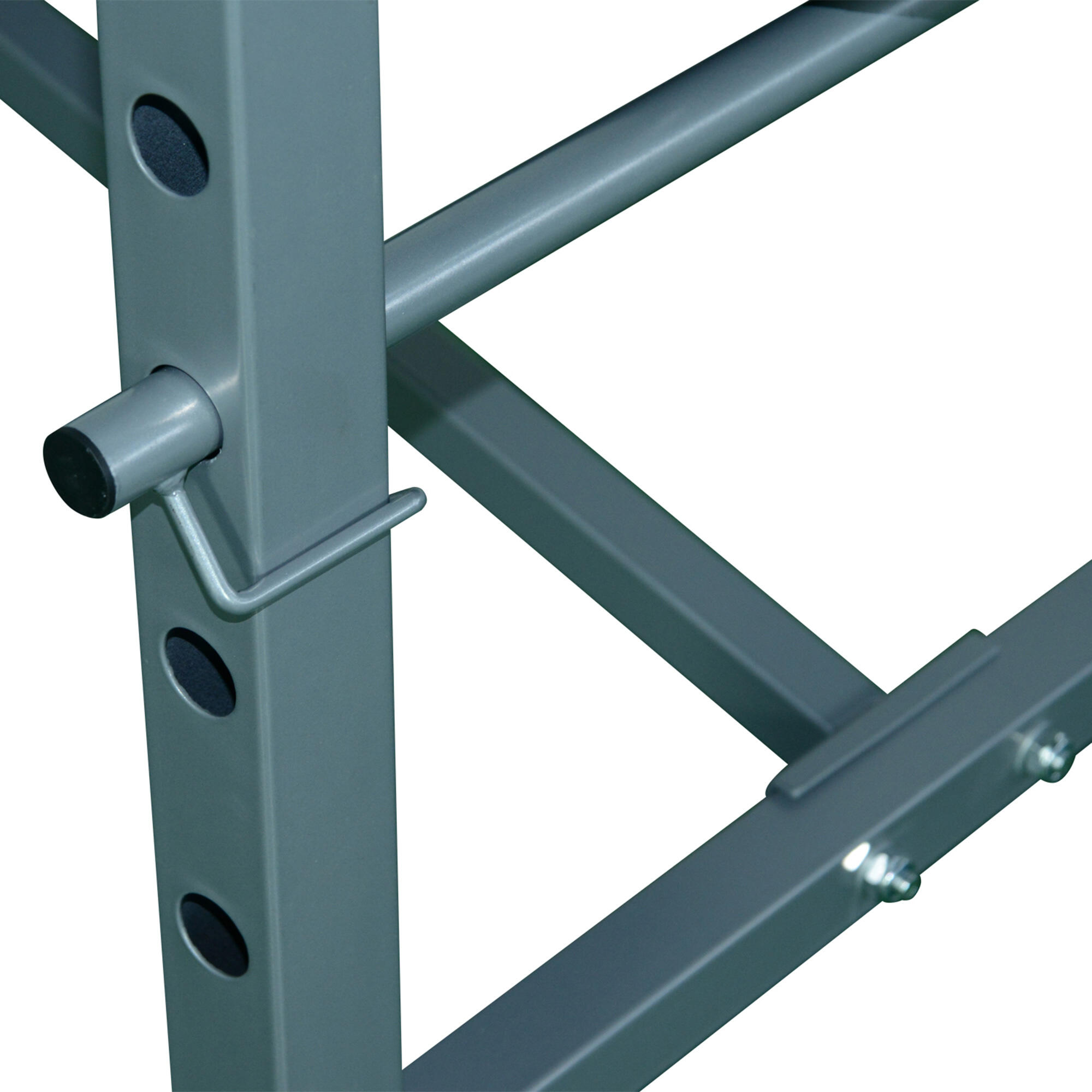 Banco de Musculação 165x68x114cm Preto HOMCOM 4/7