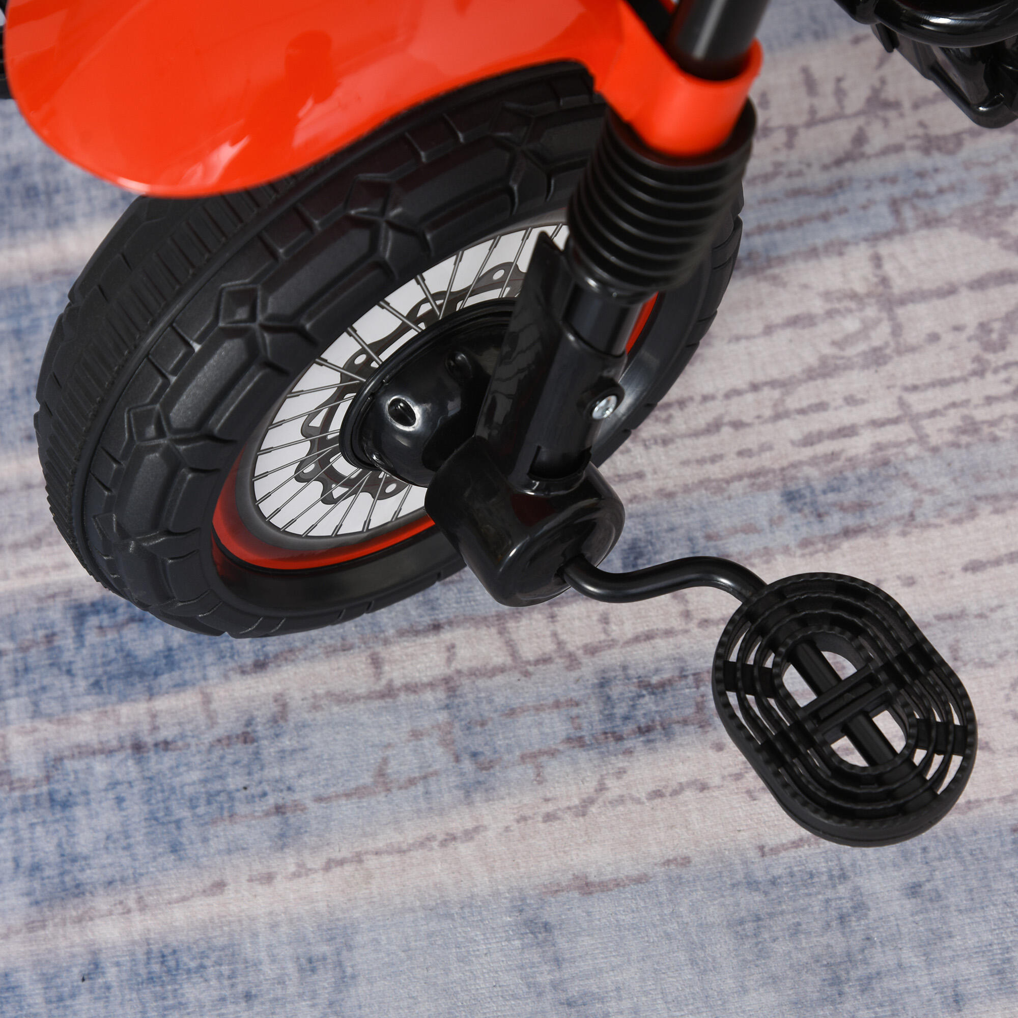 Triciclo Criança 71x40x51cm Vermelho HOMCOM 6/8