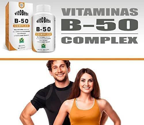 Vitaminas VitOBest B-50 Complex 60 VegeCaps 2/5