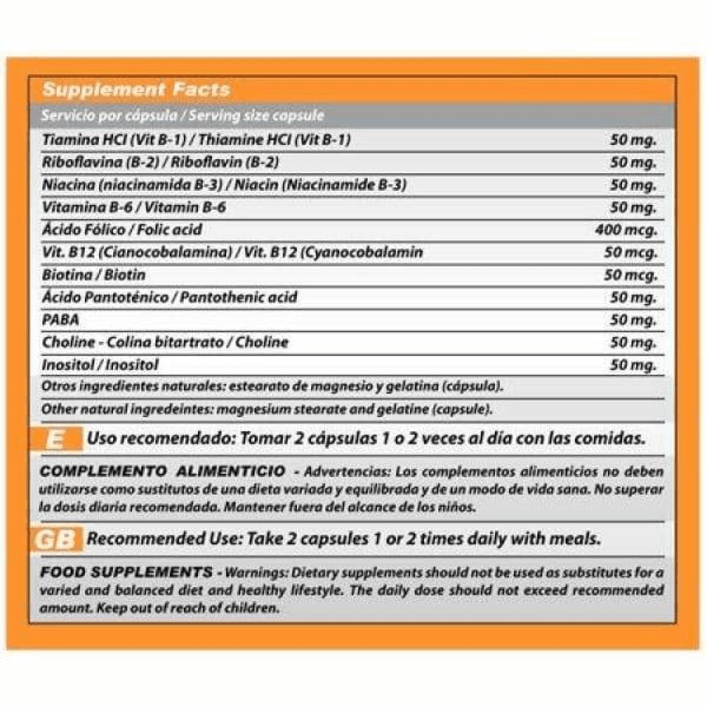 Vitaminas VitOBest B-50 Complex 60 VegeCaps 3/5