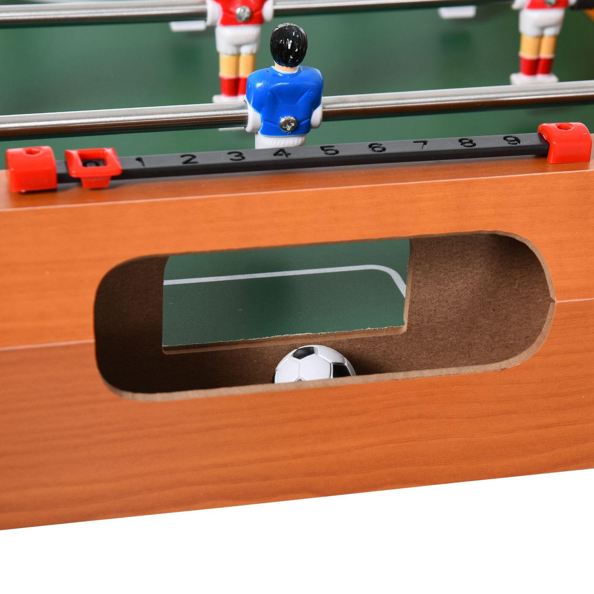 HOMCOM Futbolín para niños de madera 84,5x40x61,2 cm 4/7