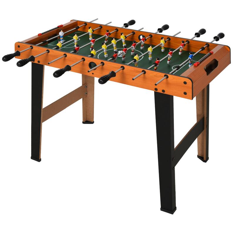 Mesa de Futbolín con Patas HOMCOM 84,5x40x61,2 cm Madera y Negro