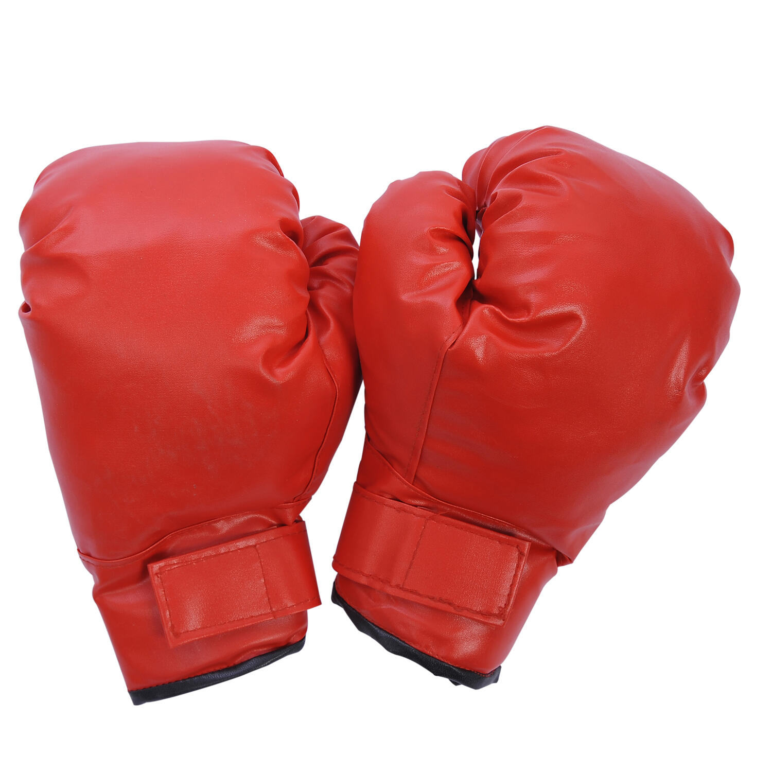 Saco de Boxeo de Pie HOMCOM Φ43x145 cm Rojo y Negro 5/9