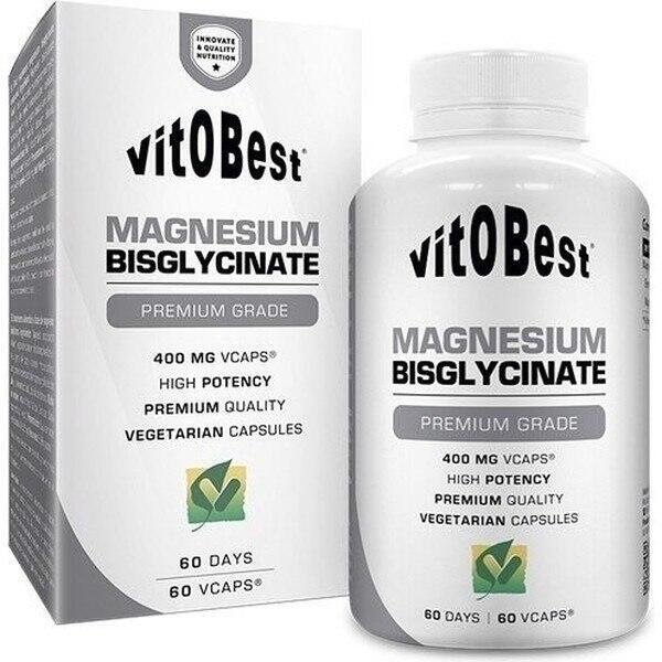 Complemento Minerales Magnesium Bisglycinate 60 Caps  - Vitobest