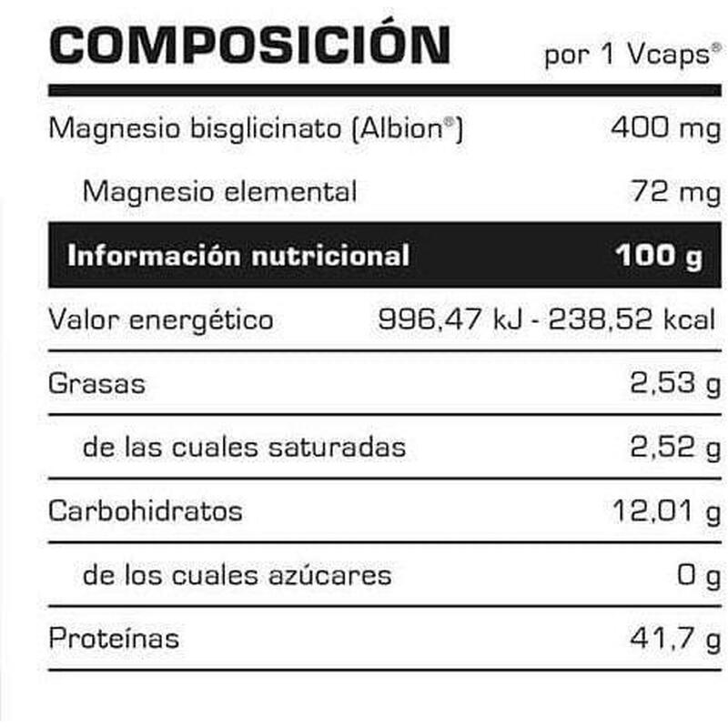 Complemento Minerales Magnesium Bisglycinate 60 Caps  - Vitobest