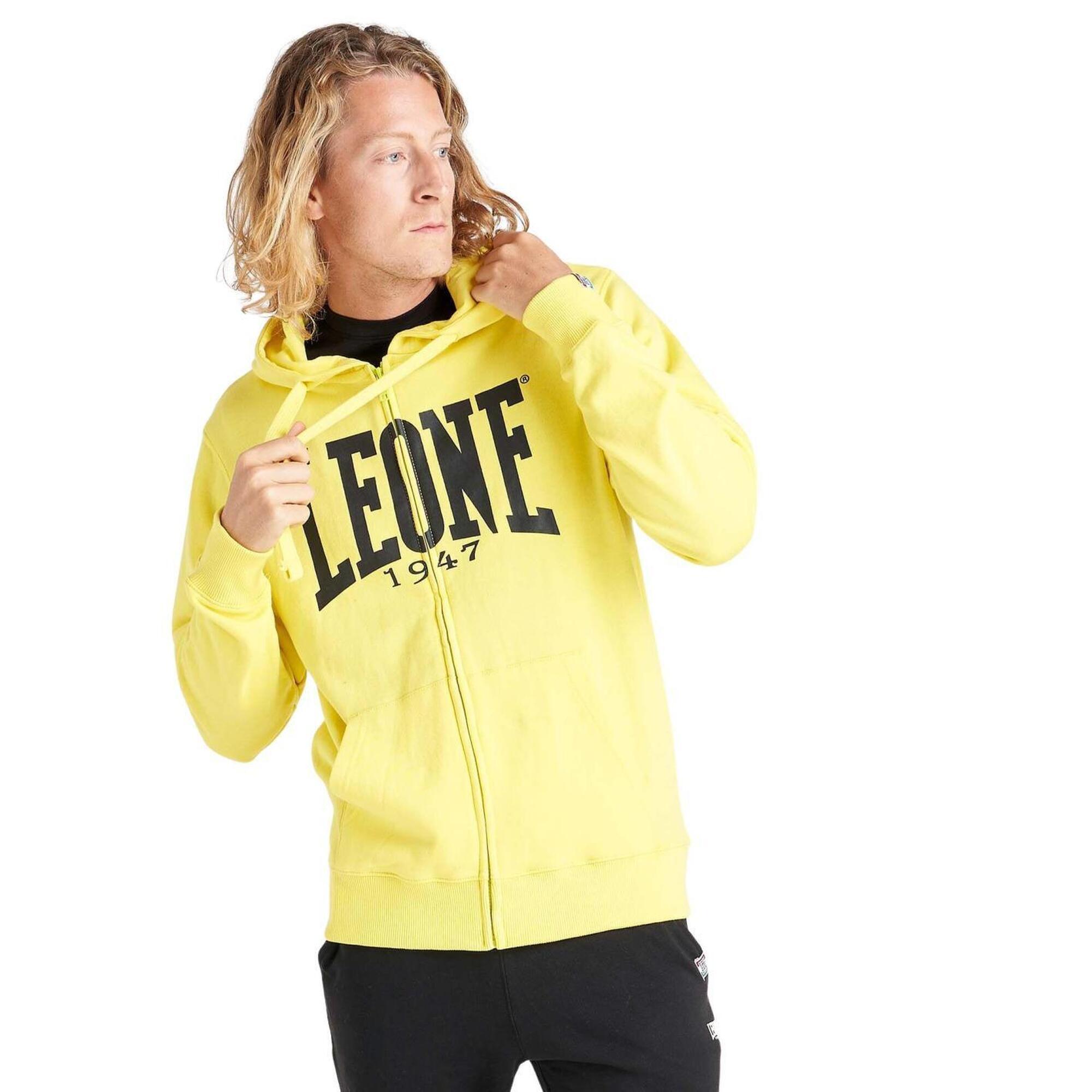 Leone 1947 Apparel - Sweat À Capuche Zippé Leone 1947 Apparel Pour Homme - Sweat-shirt - Jaune - 42 M/l - Decathlon