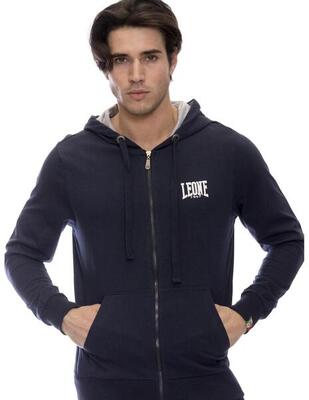 Felpa da uomo con cappuccio e zip Leone 1947 Apparel