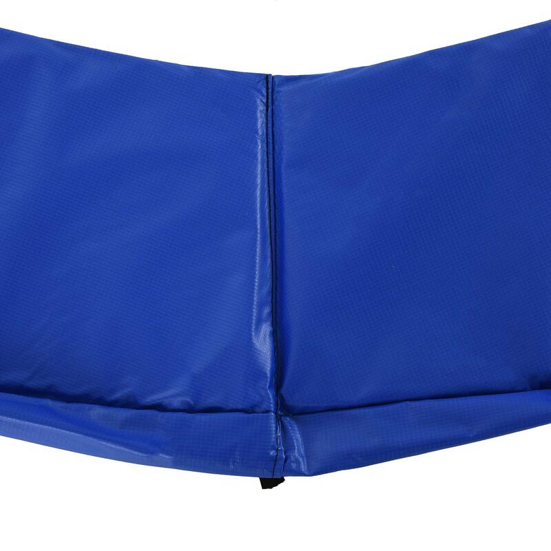 Cojín Borde para Cama Elástica HOMCOM 244x244x1.5 cm azul