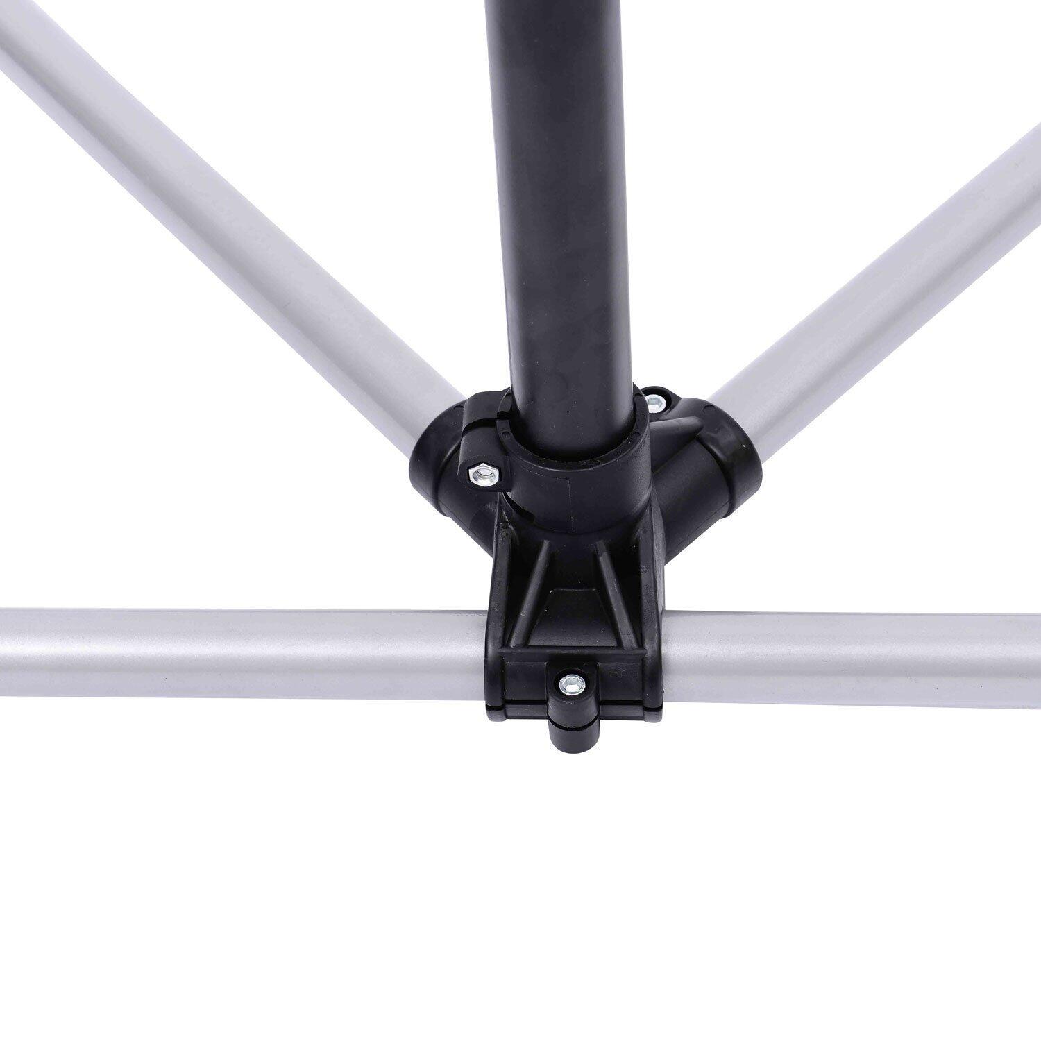 Soporte de Reparación de Bicicleta HOMCOM 100x66x180 cm Negro 4/6
