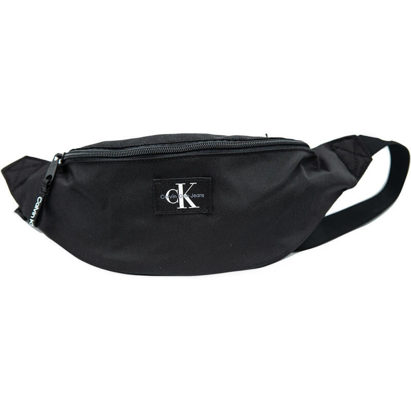 Borseta unisex Calvin Klein black Logo Waist Bag, Negru