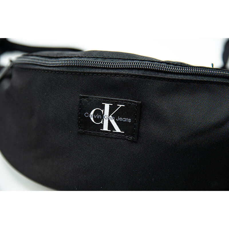 Borseta unisex Calvin Klein black Logo Waist Bag, Negru