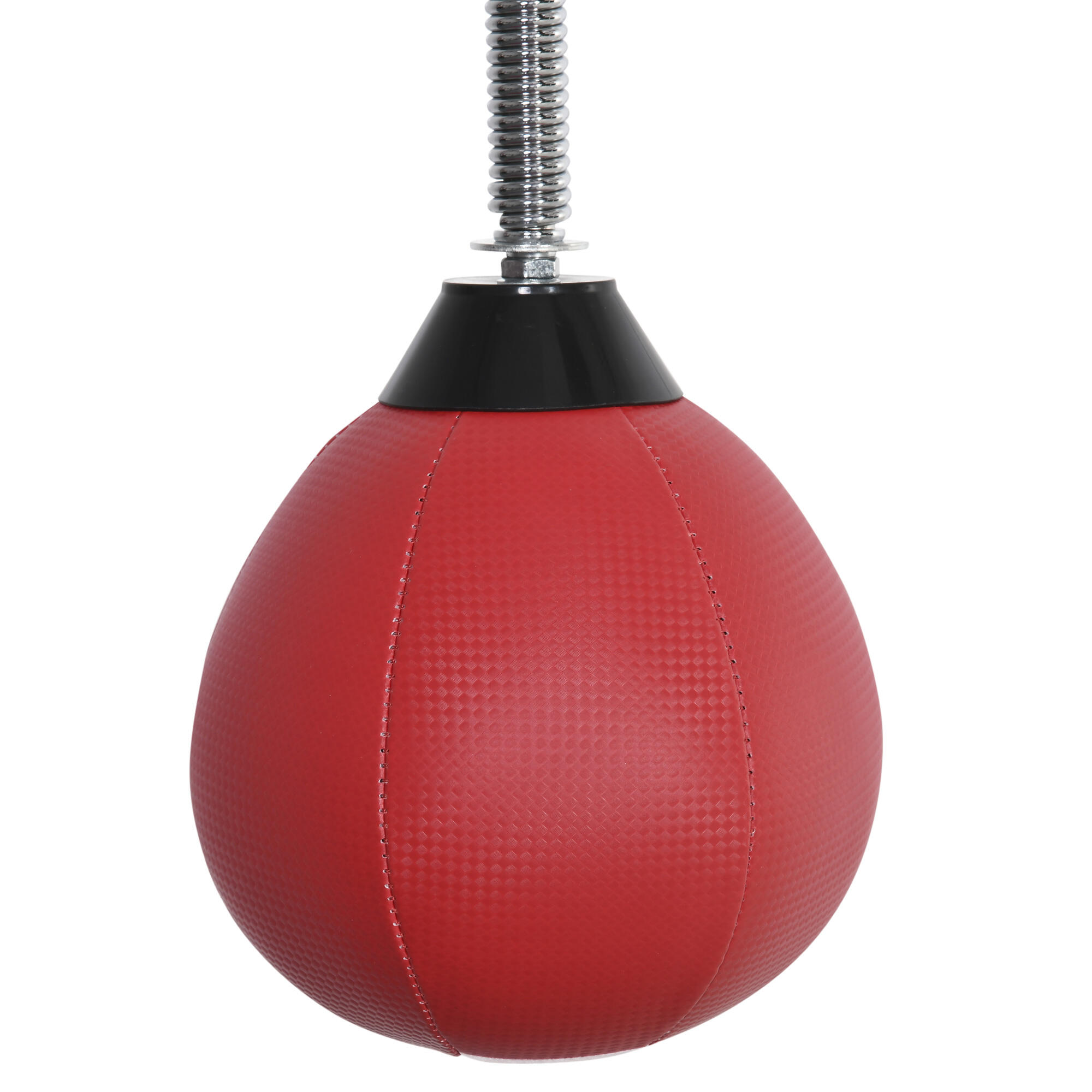 Bola de Velocidad de Pared HOMCOM 79x72x20 cm Negro y Rojo 5/7