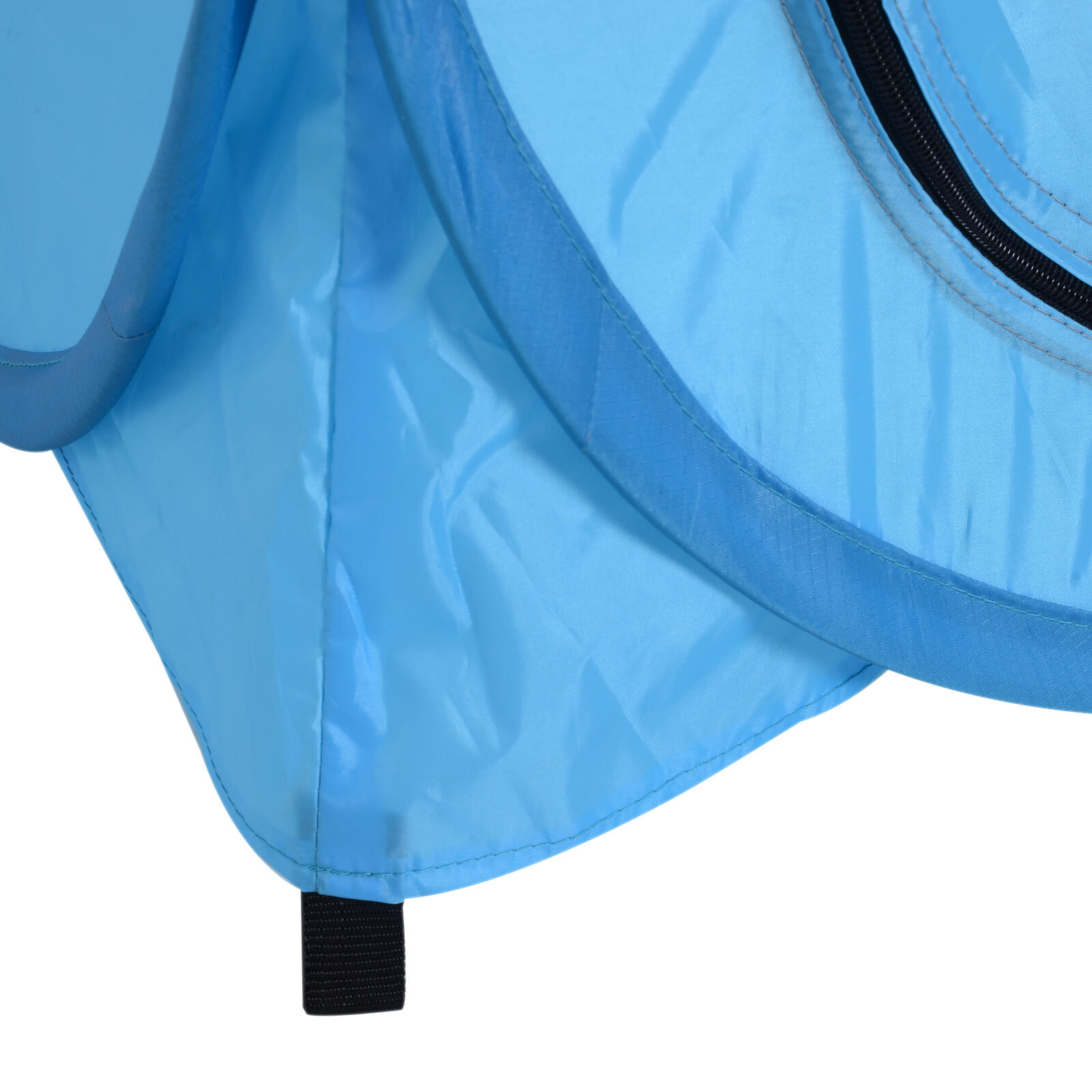 Tienda de Ducha Outsunny 100x100x185cm Azul 5/7