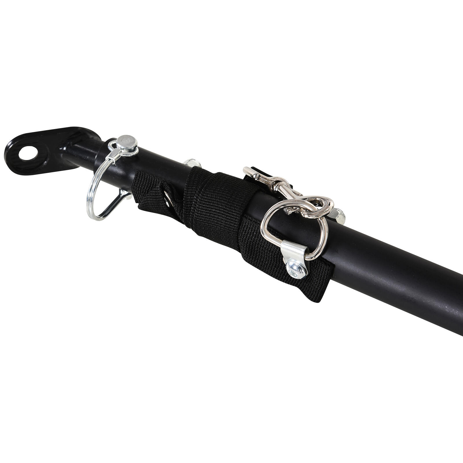 Remolques para Bicicletas HOMCOM 139x71.5x49 cm negro 5/9