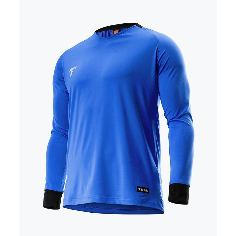 Keepershirt voetbal blauw