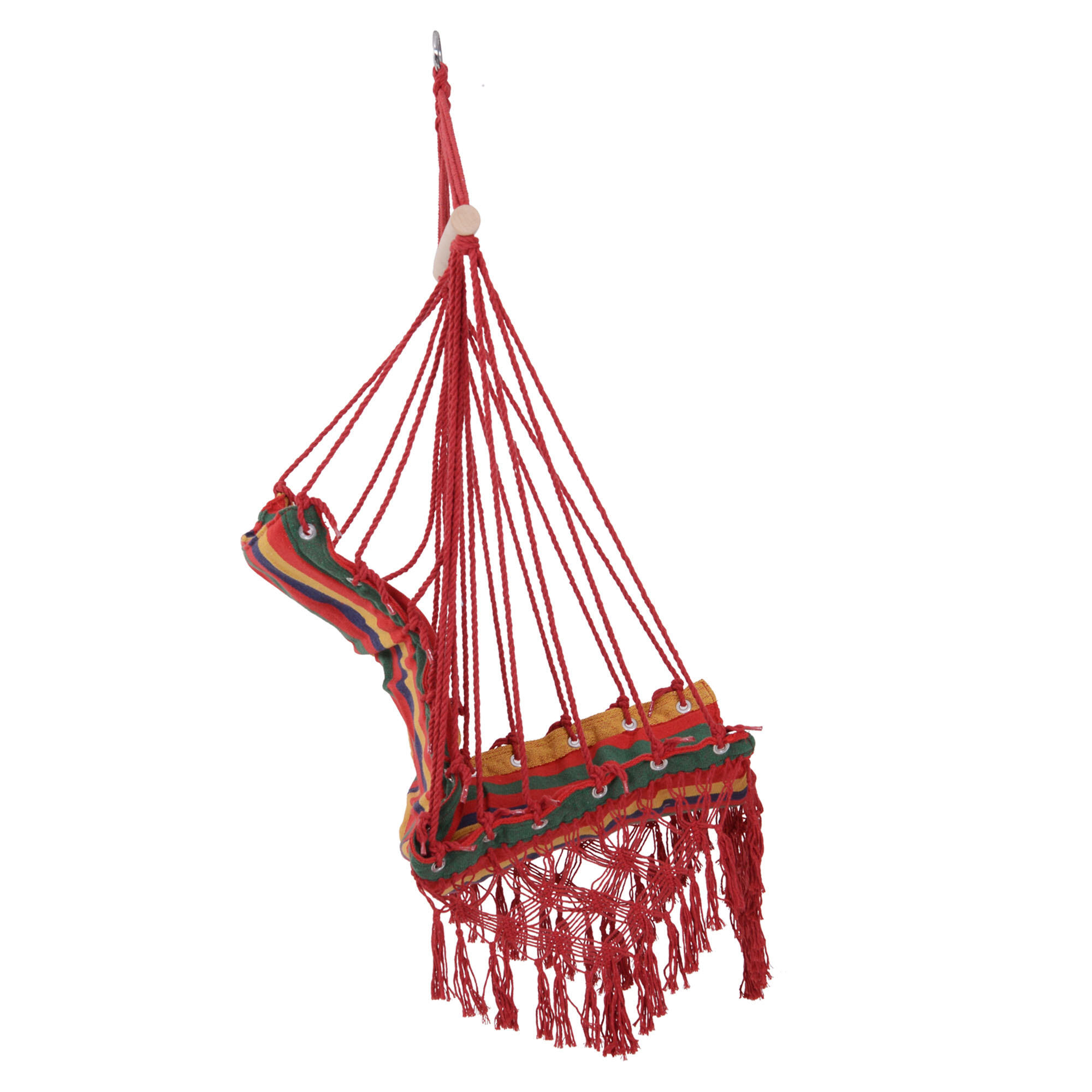 Cadeira Rede Suspensa 100x60x100 cm Multicor Outsunny 5/7