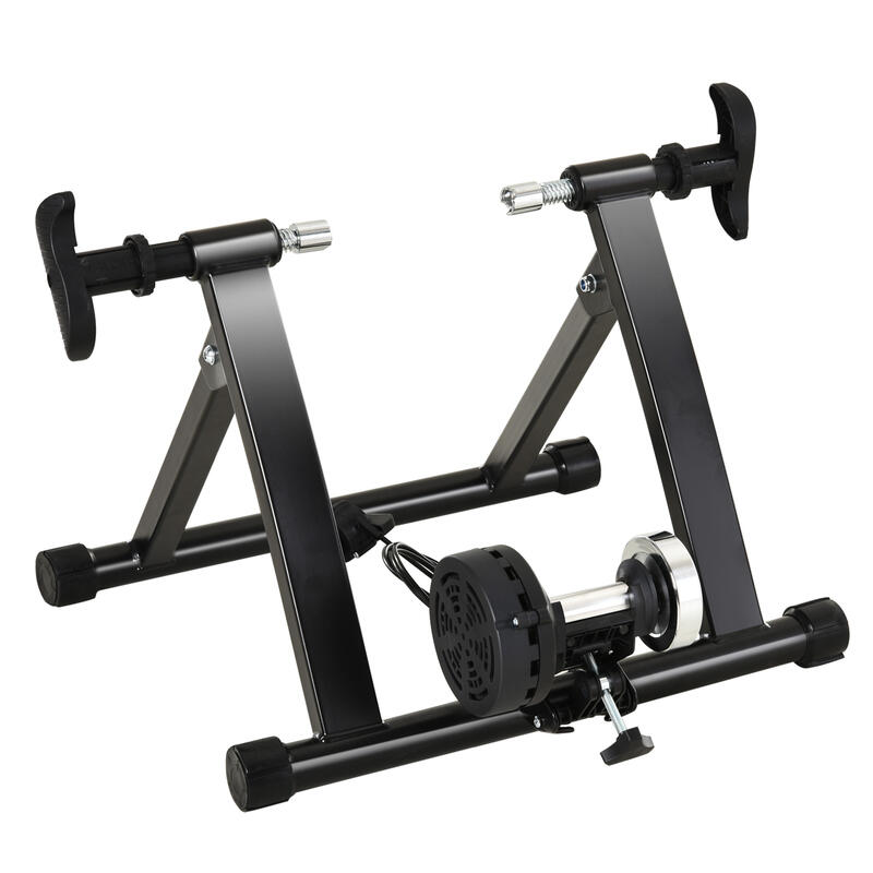 Rodillo de Entrenamiento HOMCOM 68x62,5x49 cm Negro