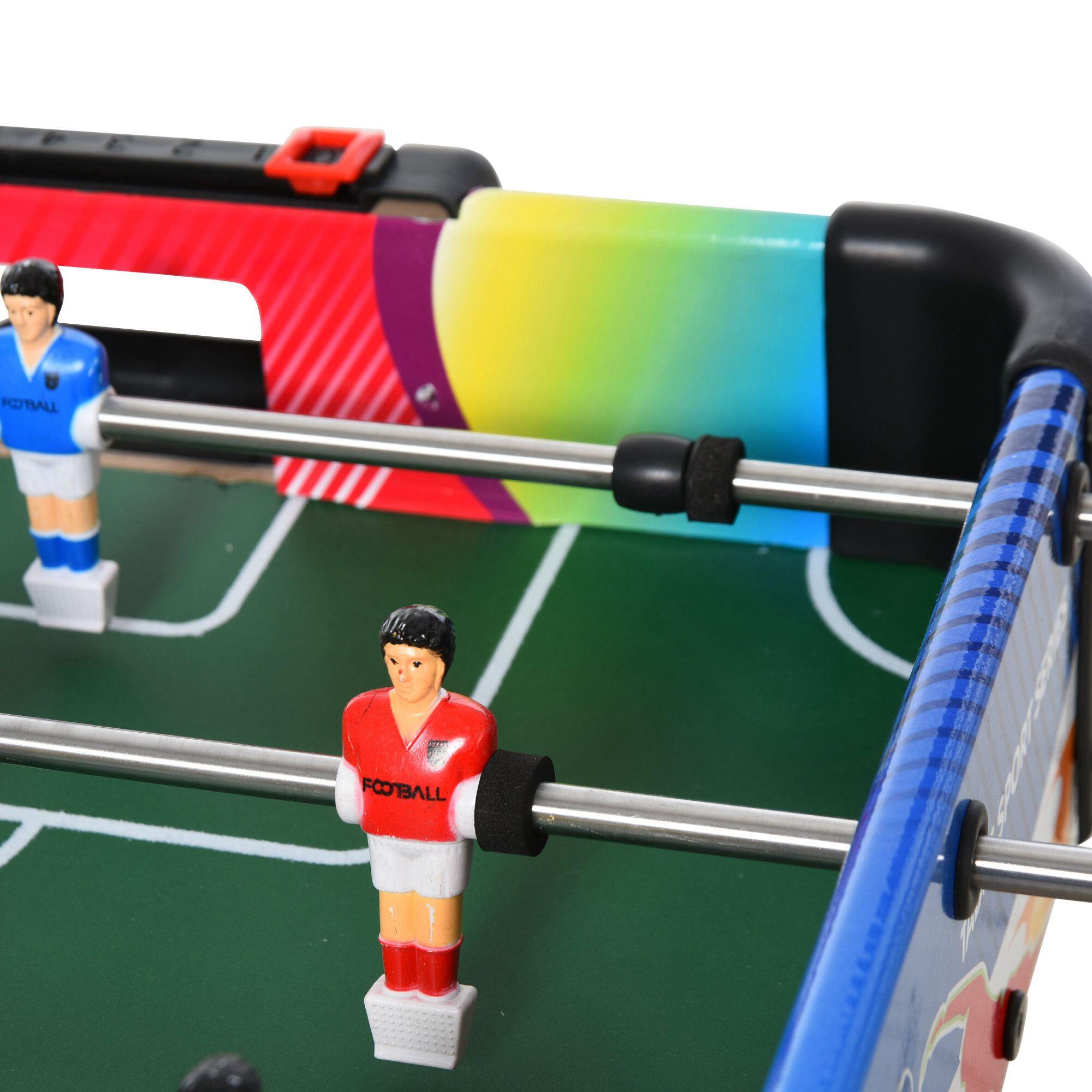 Mesa MultiJogos 4 em 1 86.5x43.5x64 cm Multicor homcom 5/7