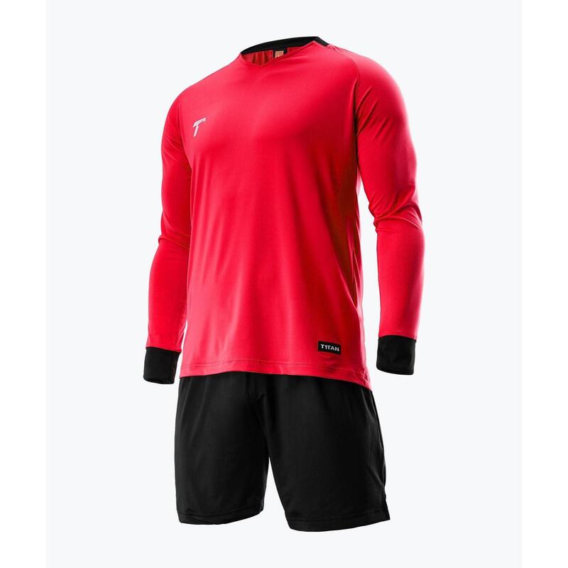 Maglia da portiere di calcio colore rosso