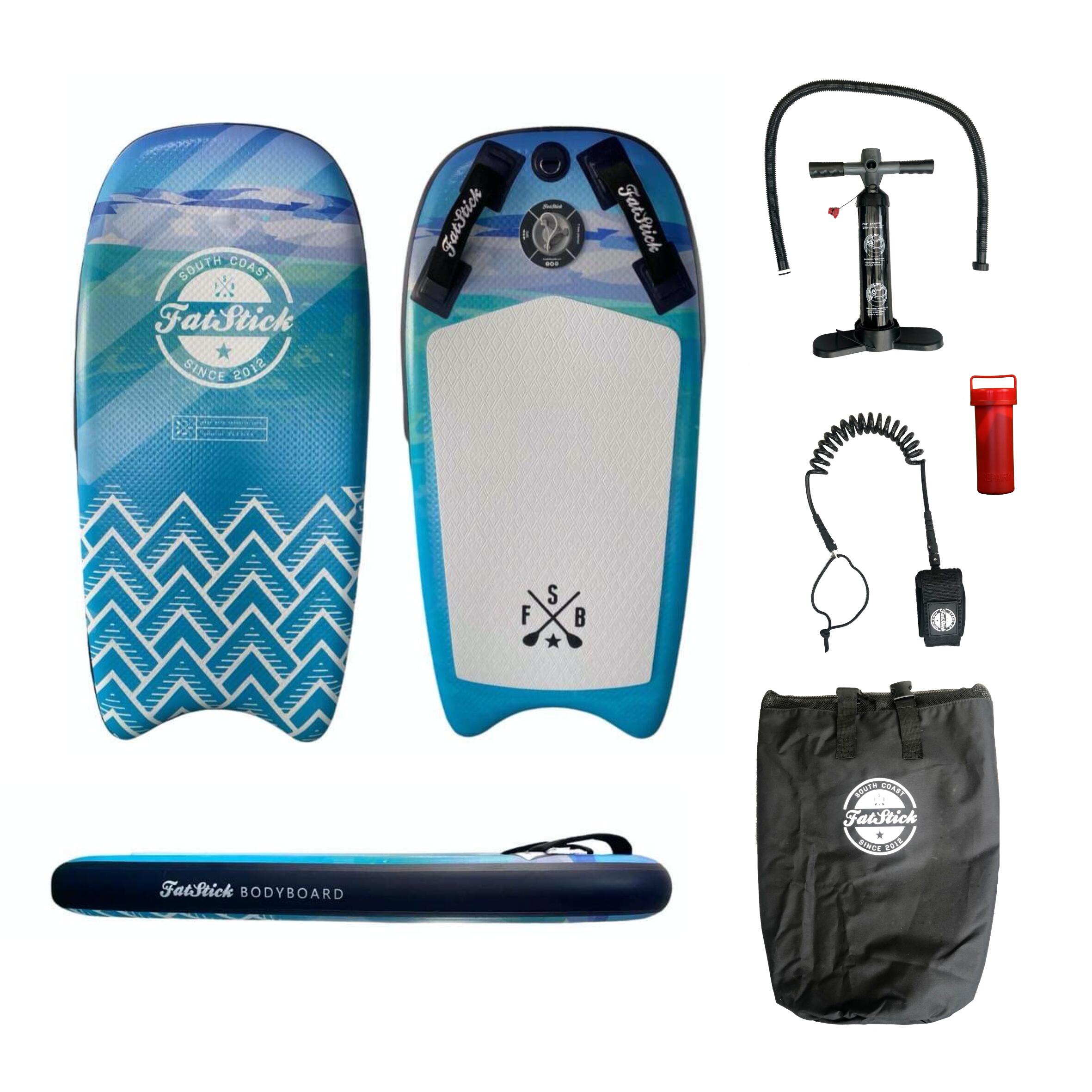 FATSTICK Inflatable 43" FatStick Body Board Package