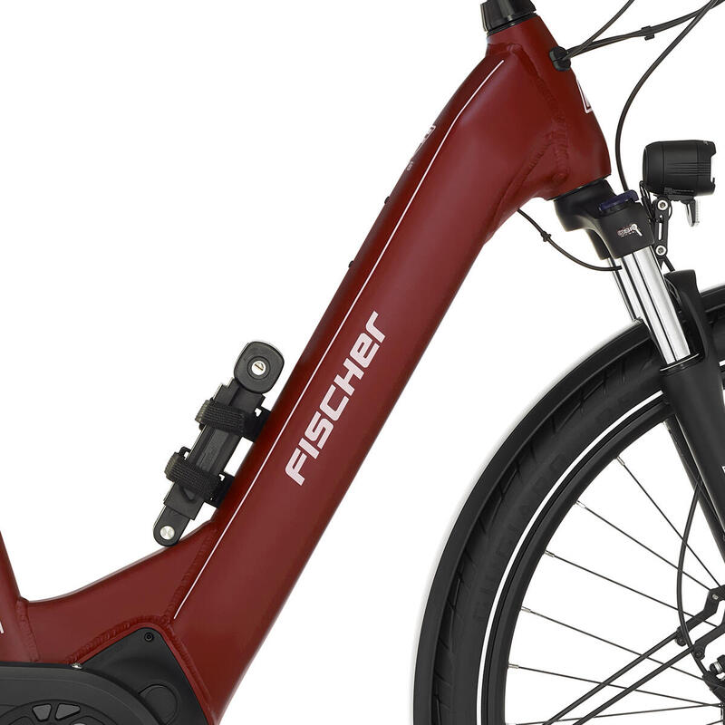 FISCHER CITA 7.8i City E-Bike - bordeaux, RH 43 cm, 28 Zoll, 522 Wh