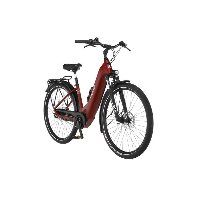 FISCHER CITA 7.8i City E-Bike - bordeaux, RH 43 cm, 28 Zoll, 522 Wh