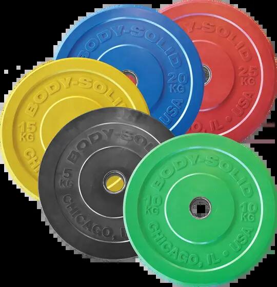 Chicago Extreme Gekleurde  Bumper Plates OBPXCK 2/3