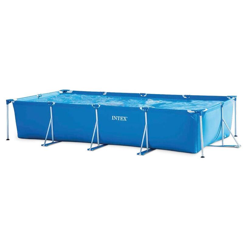 Piscina Desmontable Tubular De Acero Pvc 340x215x80 Cm-outsunny.gris con  Ofertas en Carrefour