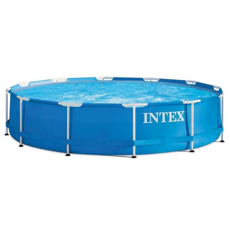 Intex 28210NP - Piscina Metal Frame rotonda, 366x76 cm