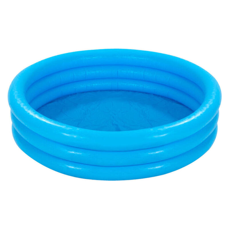 Piscina desmontable hinchable Intex 3 aros azul 168x38 cm - 581 litros