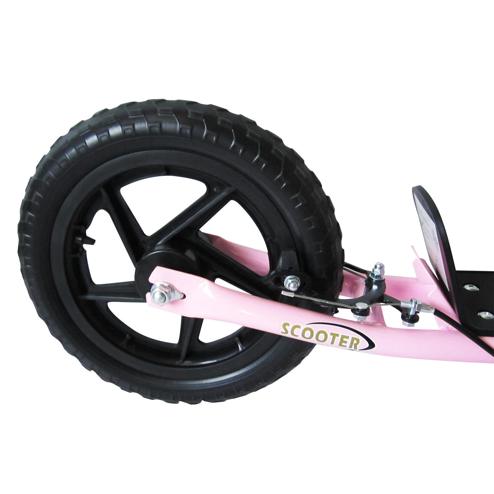 Trotinete para Crianças 120x52x88cm Rosa HOMCOM 4/7