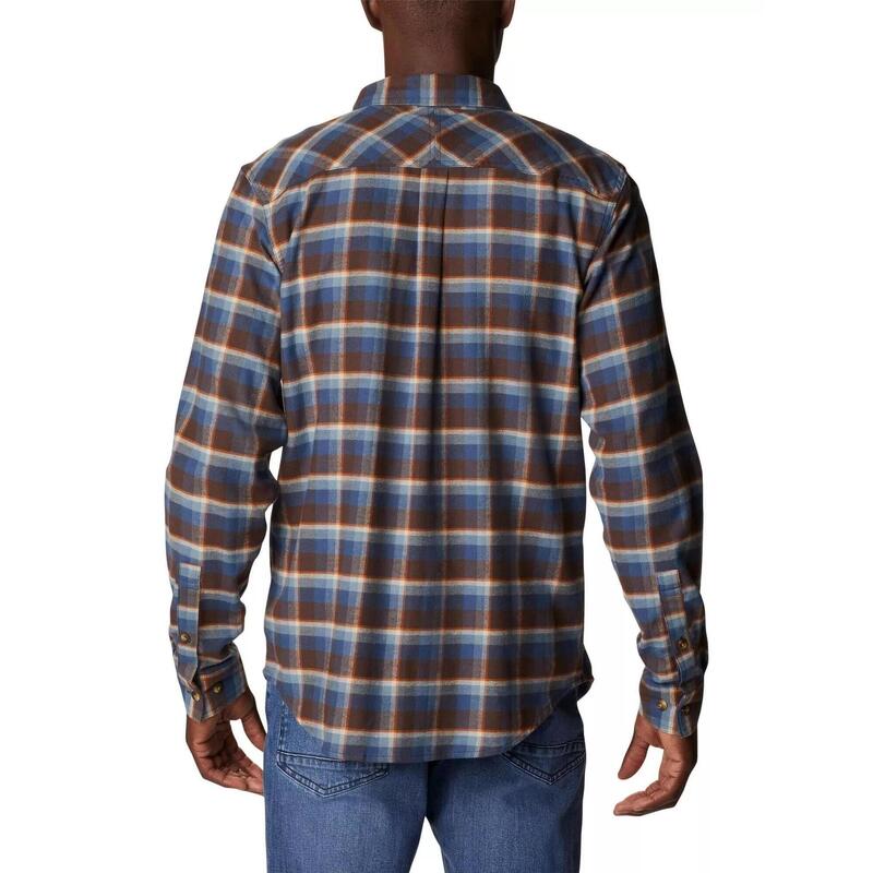 Langarmhemd Flare Gun Stretch Flannel Herren - braun