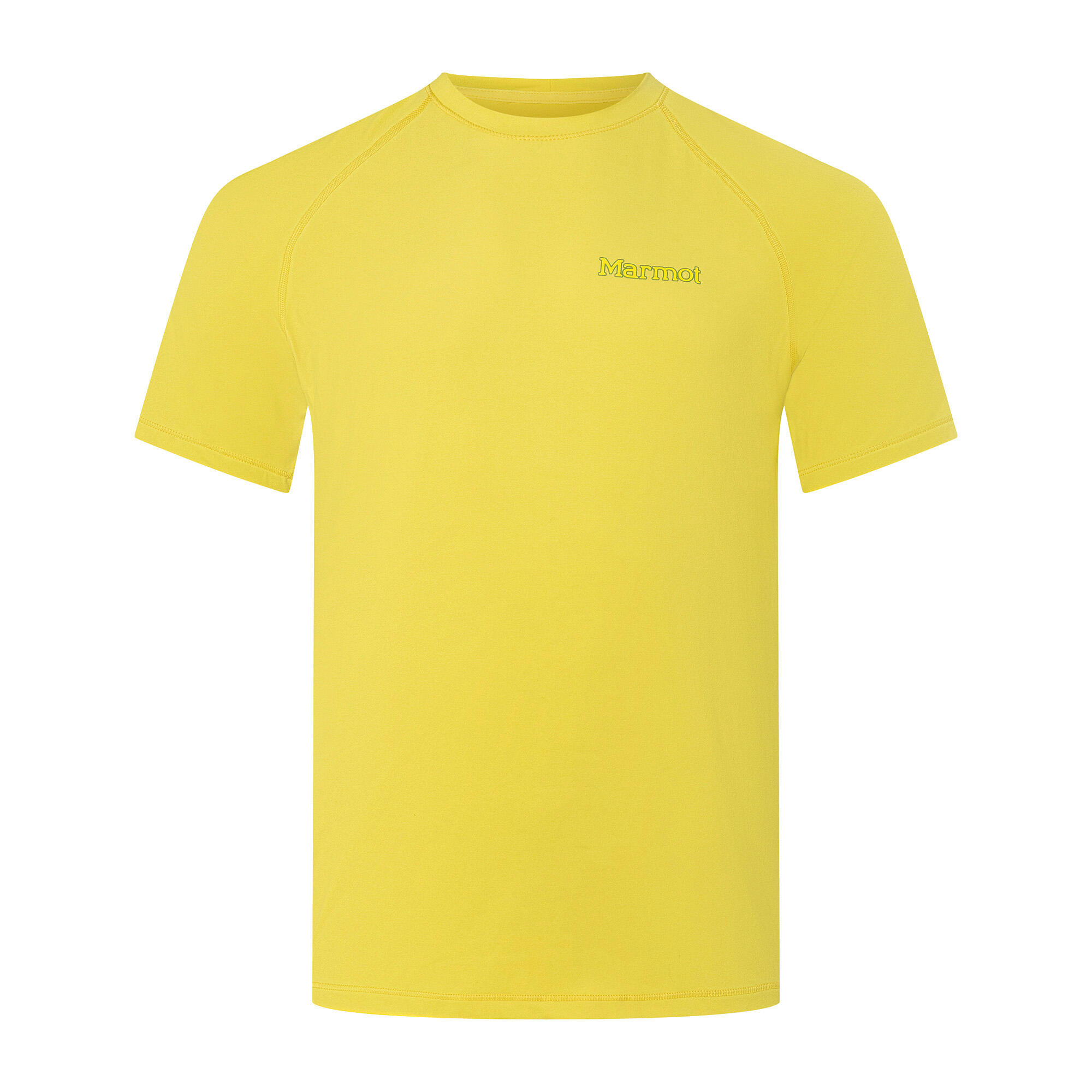 Marmot - Chemise De Trekking Marmot Windridge Graphic Pour Homme - T-shirt Manches Courtes - Jaune - 38 S - Decathlon