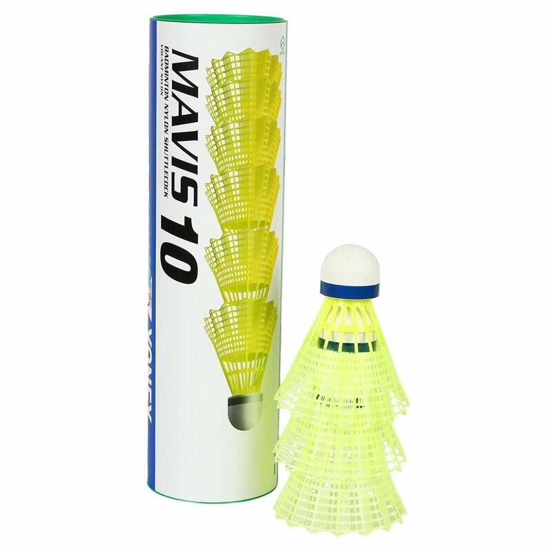 MAVIS 10-6 YELLOW Badminton Nylon Shuttlecock (6 per pack)