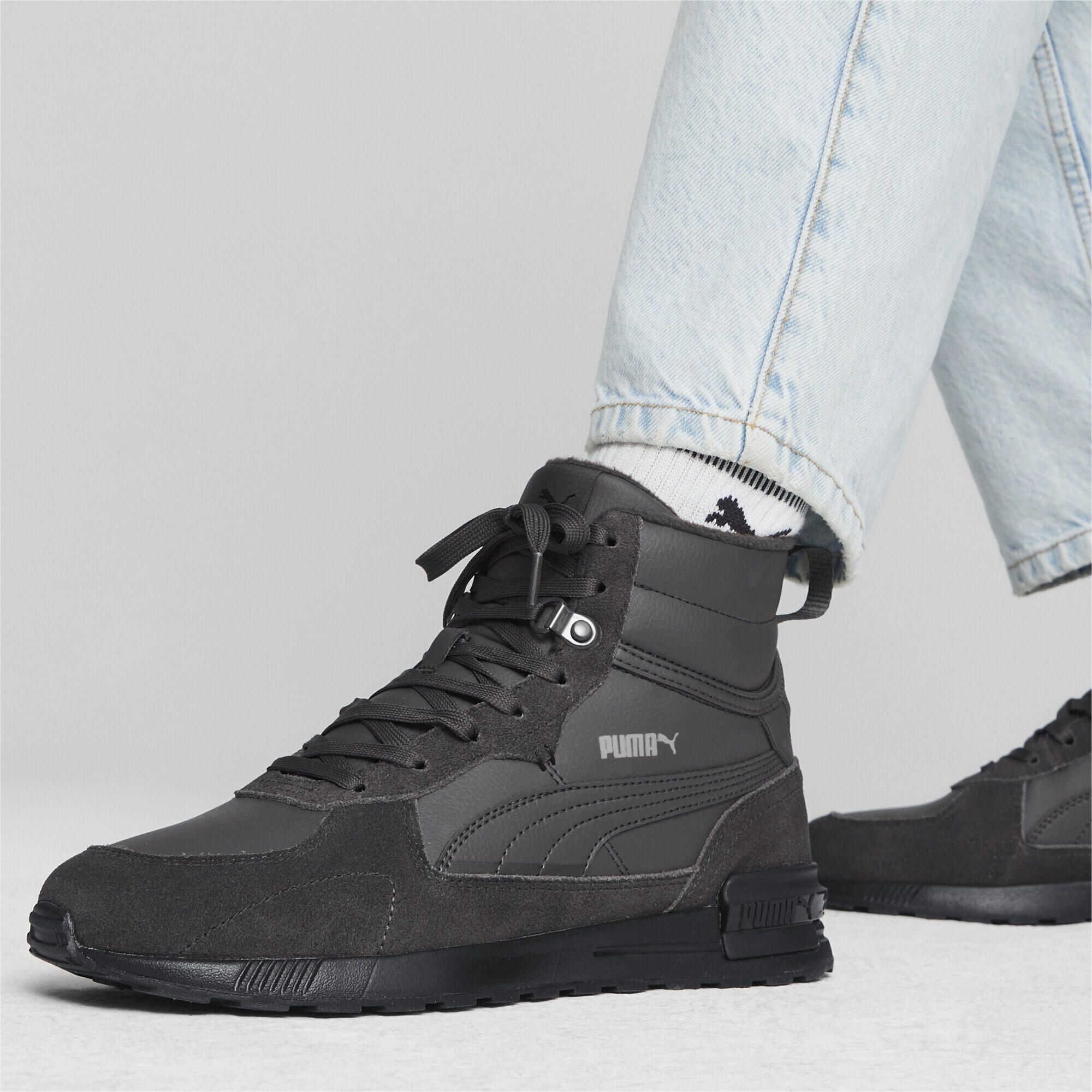 Sneakers mi-hautes Graviton PUMA Dark Coal Ash Gray 2/7