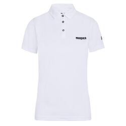 Polo technique T-Shirt technique pour femmes Blanc White Crew Mooquer