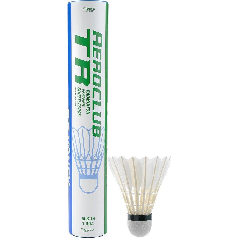 Aero Club TR Badminton Feather Shuttlecock (12 per pack)