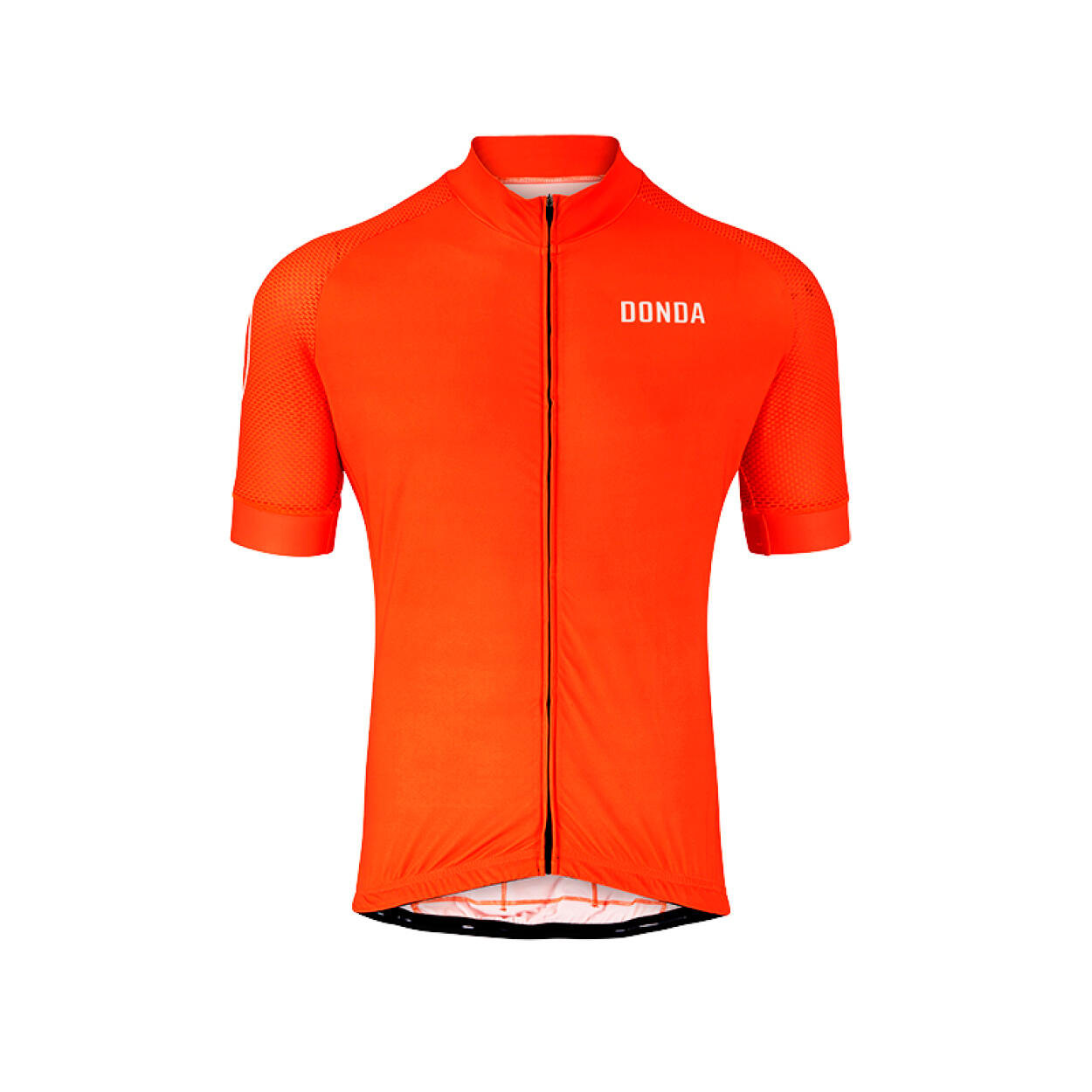 Principal Jersey - Short Sleeved Mens Cycling Jersey - Orange 1/4
