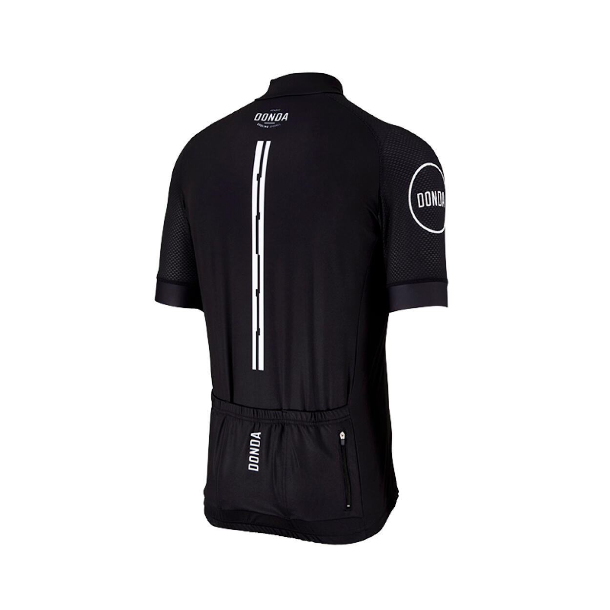 Principal Jersey - Short Sleeved Mens Cycling Jersey - Black 3/4