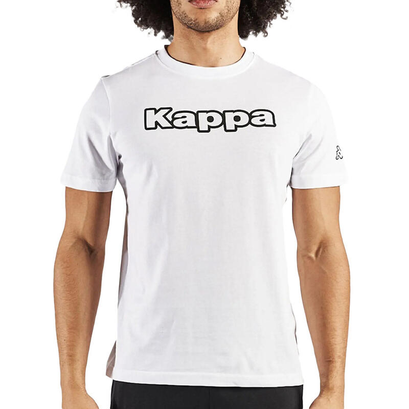 Camiseta de Manga Corta Hombre Kappa Fromen M Blanco