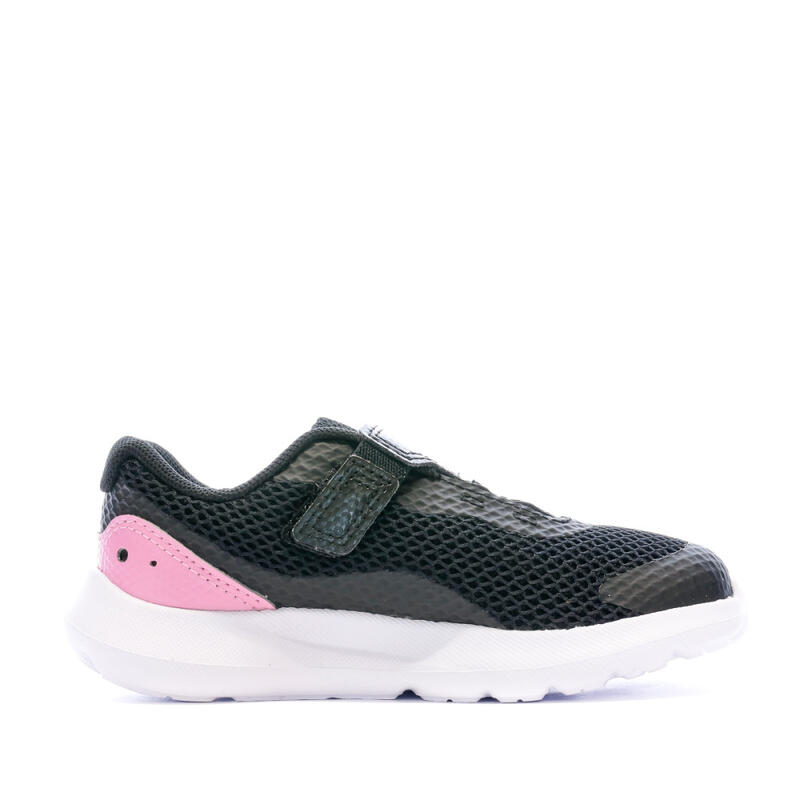 Baskets Noir/Rose Fille Under Armour Surge 3