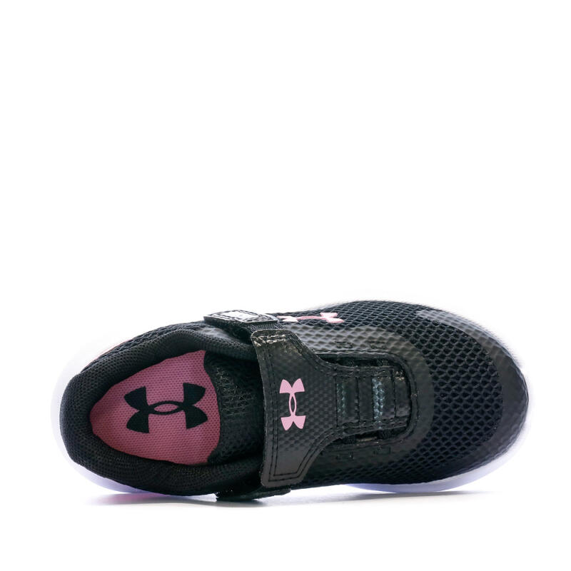 Baskets Noir/Rose Fille Under Armour Surge 3